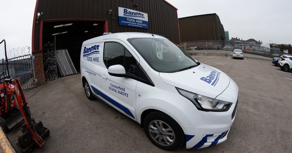 Chesterfield Tool Hire Banner Plant